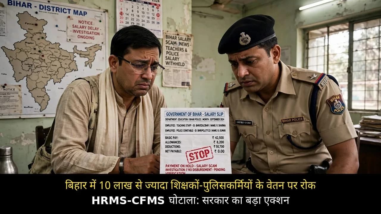 Bihar Salary Scam: बिहार में 10 लाख शिक्षकों-पुलिसकर्मियों के वेतन पर रोक, जानें क्यों लिया सरकार ने फैसला