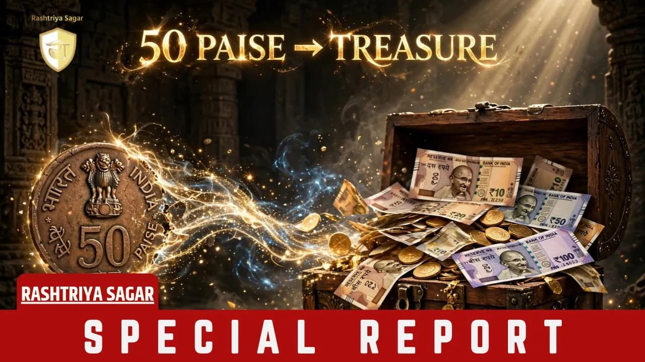 गुल्लक में पड़ा है 50 पैसे का सिक्का तो हो जाइए मालामाल, कीमत सुनकर चौंक जाएंगे!
