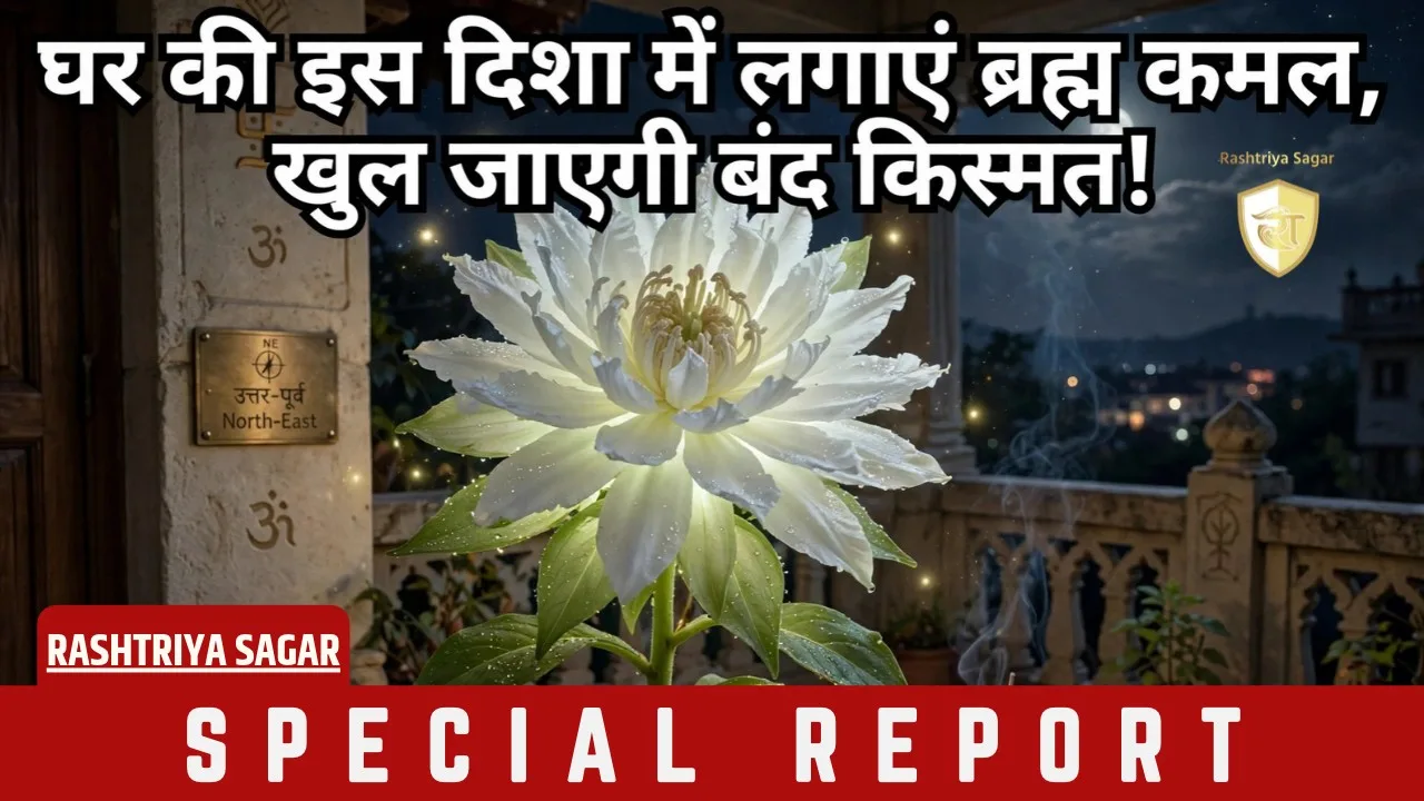 Vastu Tips: घर में इस दिशा में लगाएं दुर्लभ ब्रह्मकमल, खिलते ही चमक उठेगी किस्मत, घर में बरसेगा पैसा!