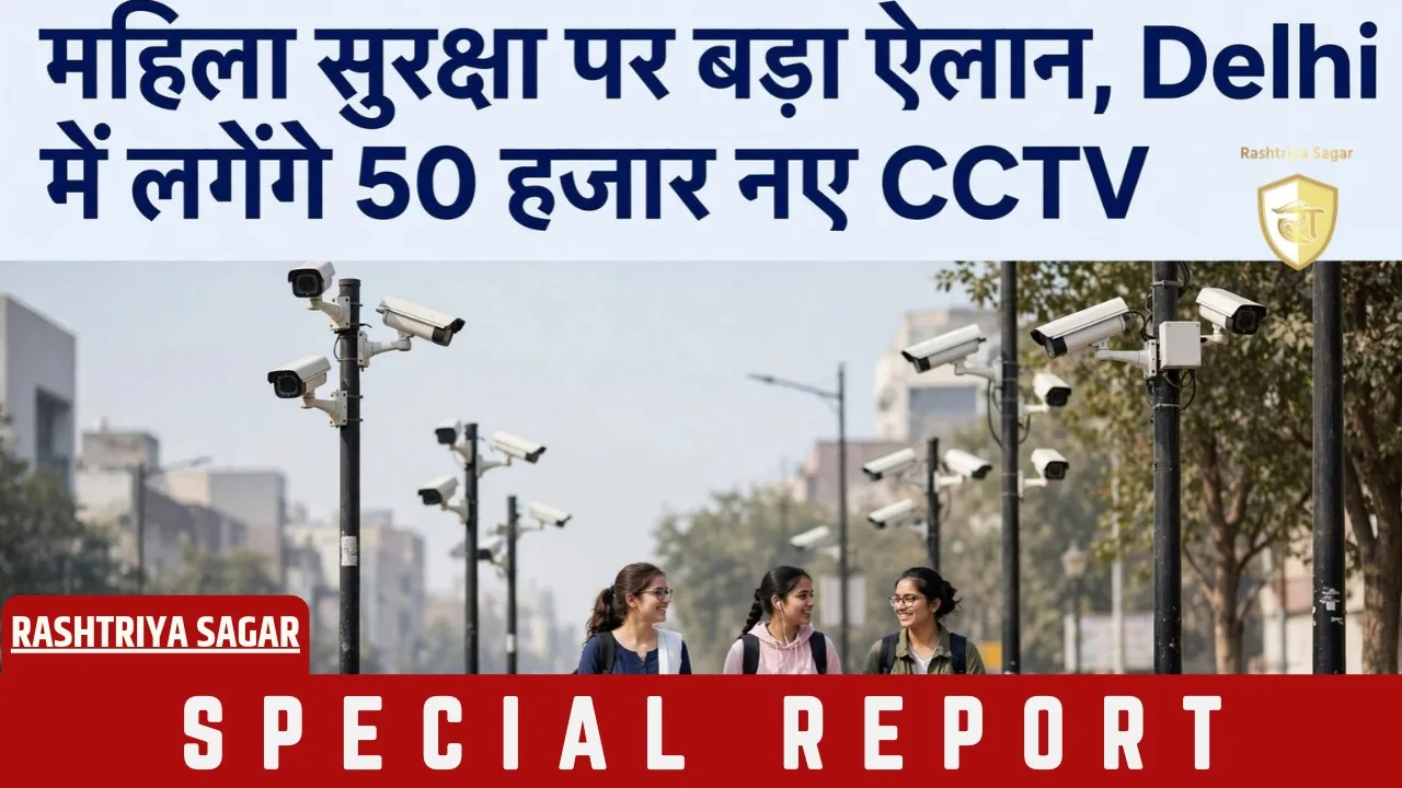 महिलाओं की सुरक्षा के लिए 50 हजार CCTV लगाएगी दिल्ली सरकार, CM रेखा गुप्ता का बड़ा ऐलान