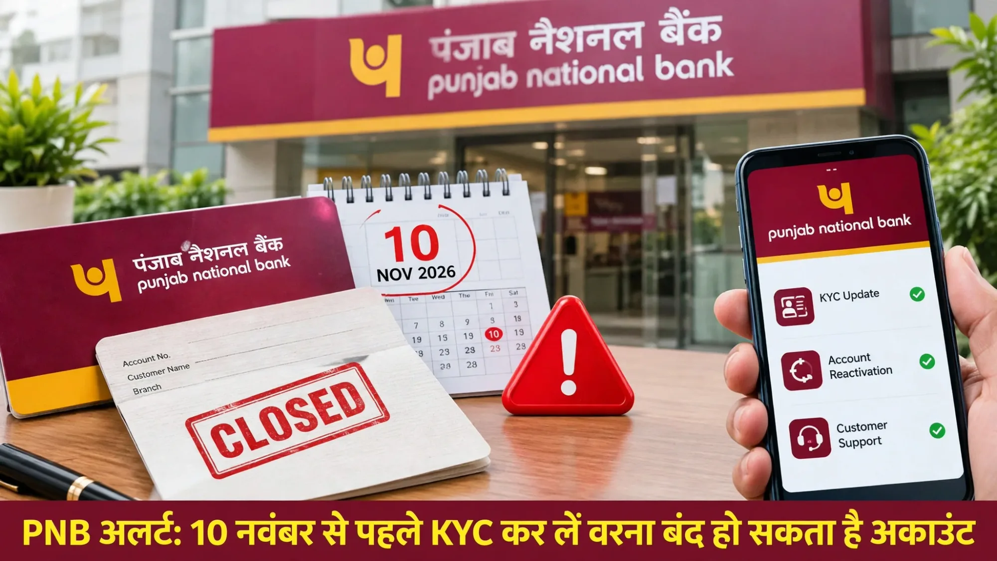 PNB खाताधारकों के लिए जरूरी खबर! 10 नवंबर से पहले निपटा लें ये काम, वरना खाता होगा बंद