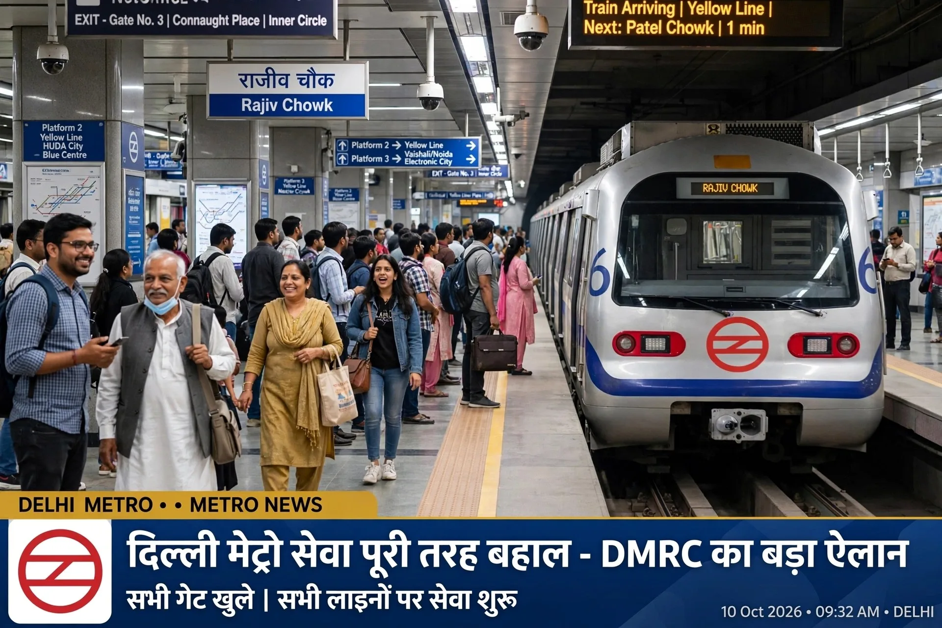 Delhi Metro Update: DMRC का बड़ा ऐलान, इन शर्तों के तहत सभी रूट पर मेट्रो शुरू