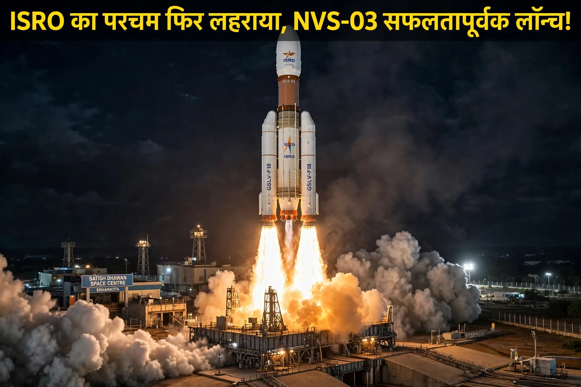 ISRO ने रचा इतिहास: 2250 KG का NVS-03 सैटेलाइट लॉन्च, PM मोदी ने दी बधाई