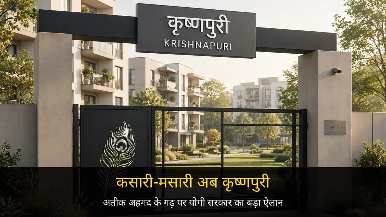 कसारी-मसारी अब कहलाएगा कृष्णपुरी!  माफिया अतीक अहमद के गढ़ पर सीएम योगी का बड़ा ऐलान
