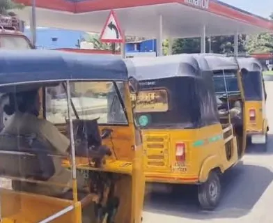 चेन्नई में एलपीजी-सीएनजी की कमी से ऑटो रिक्शा प्रभावित, गैस स्टेशनों पर लंबी कतारें