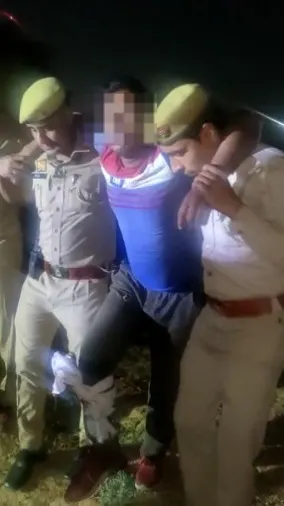 दिल्ली-एनसीआर का शातिर लुटेरा पुलिस मुठभेड़ में घायल, गिरफ्तार