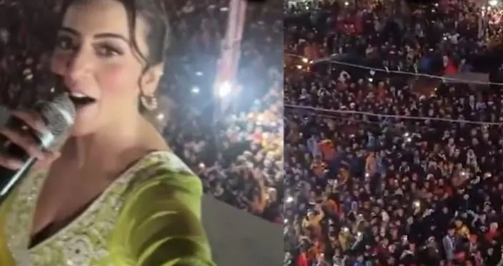मशहूर  भोजपुरी अभिनेत्री अक्षरा सिंह पर बिहार के औरंगाबाद में हमला, पुलिसकर्मी घायल