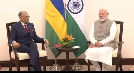 पीएम मोदी ने मॉरीशस के प्रधानमंत्री से की मुलाकात, द्विपक्षीय मुद्दों पर बातचीत