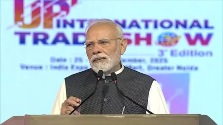 पीएम मोदी ने ग्रेटर नोएडा में 'इंटरनेशनल ट्रेड शो' का किया उद्घाटन