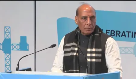 नौसेना के सभी जहाज भारतीय शिपयार्ड्स में ही तैयार हो रहे हैं : रक्षा मंत्री राजनाथ सिंह