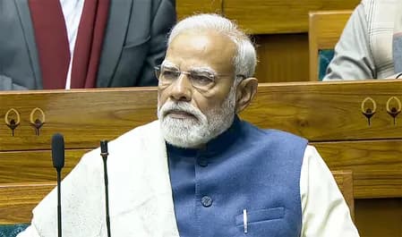 PM Modi's speech postponed, Lok Sabha proceedings adjourned till Thursday