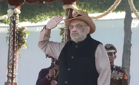 दिल्ली पुलिस स्थापना दिवस में शामिल हुए अमित शाह, 10 नई परियोजनाओं का शिलान्यास