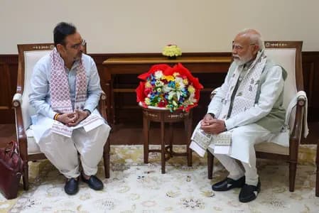 पीएम मोदी से मिले राजस्थान के सीएम भजनलाल शर्मा