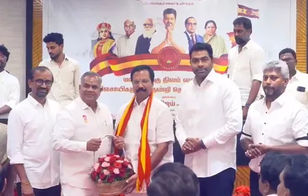 अन्नाद्रमुक को बड़ा झटका, चार पूर्व मंत्री सत्तारूढ़ टीवीके में शामिल