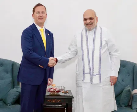 अमेरिकी राजदूत गोर ने अमित शाह से की मुलाकात, कई मुद्दों पर चर्चा