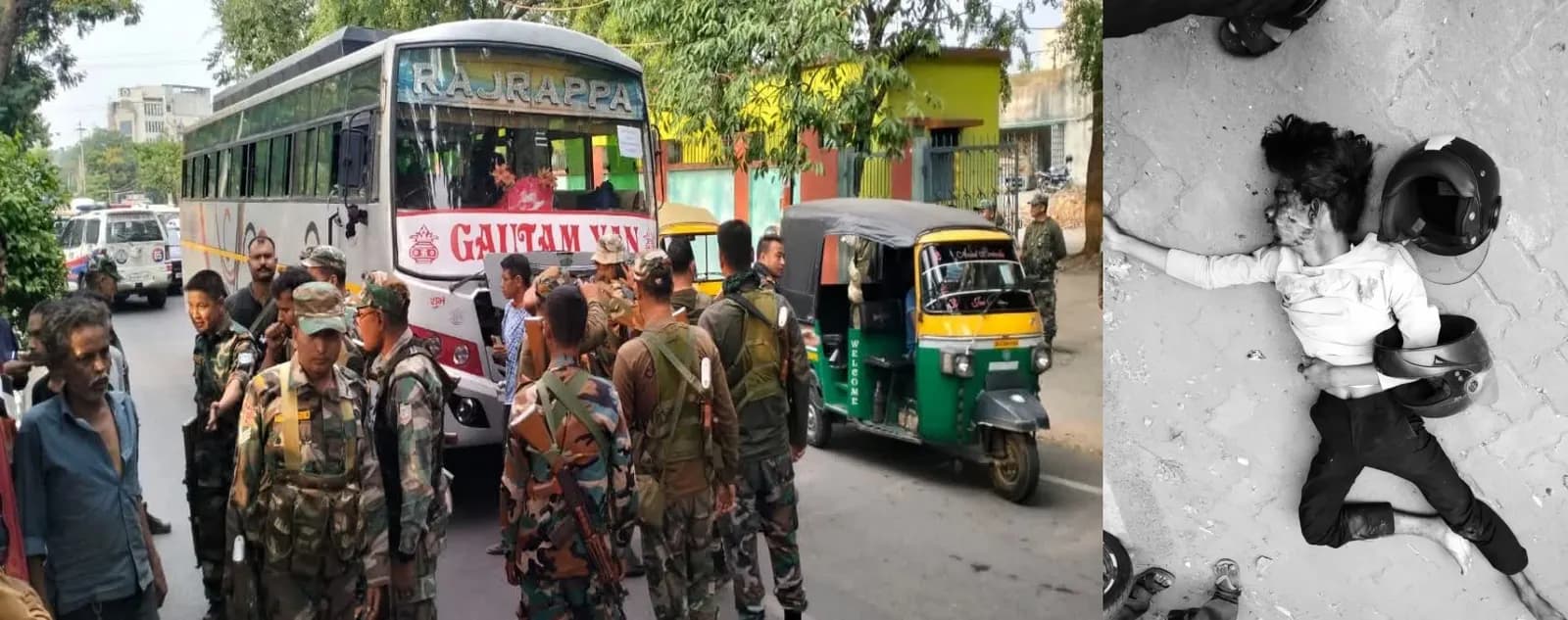 रांची के हरमू पावर हाउस के पास चुनाव ड्यूटी में जा रही बस ने बाइक सवार को मारी टक्कर, युवक की मौत