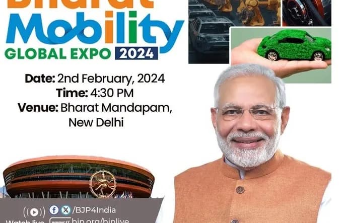 प्रधानमंत्री मोदी आज शाम भारत मंडपम में मोबिलिटी ग्लोबल एक्सपो को करेंगे संबोधित