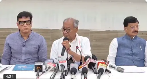 दिग्विजय सिंह बोले — बिहार में भर्तियों की आड़ में चल रहा है घोटालों का गोरखधंधा, लेकिन खुद के दामन पर लगे दाग क्यों भूल जाते हैं?