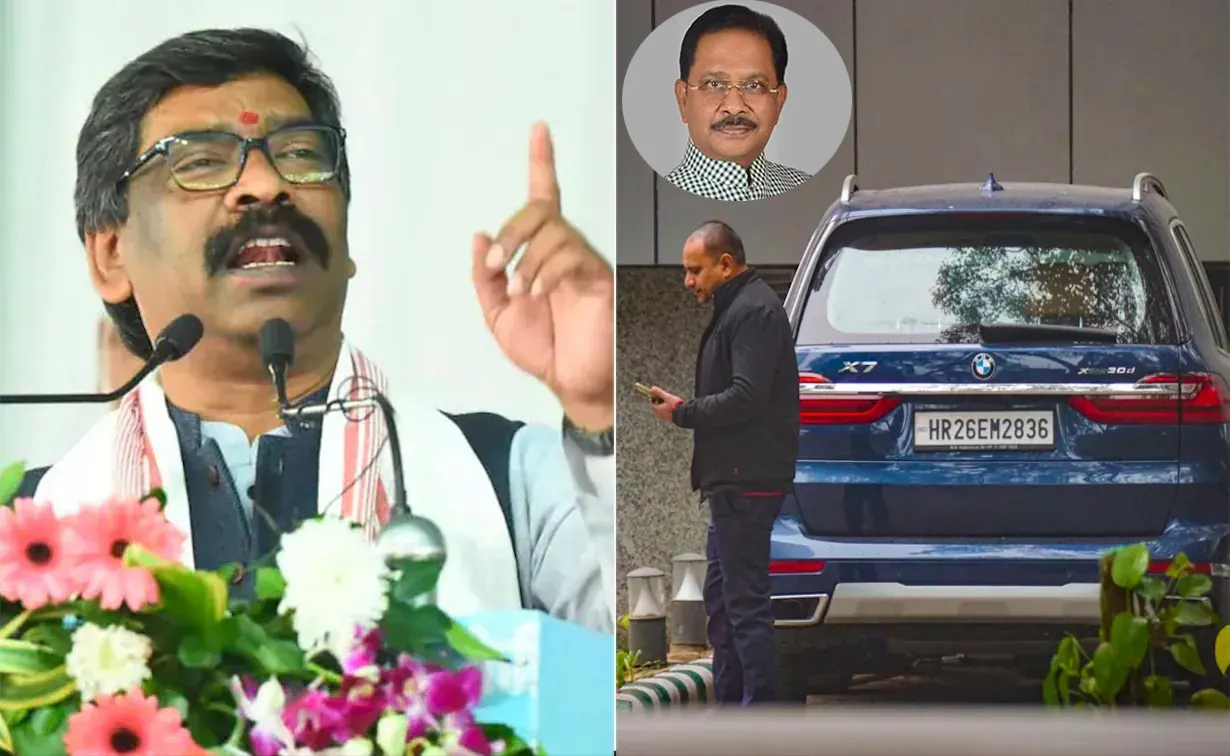 हेमन्त सोरेन के आवास पर मिले बीएमडब्लू कार को लेकर छापेमारी, धीरज साहू को ईडी का समन