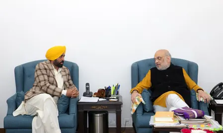 पंजाब के मुख्यमंत्री ने अमित शाह से की मुलाकात, कई मुद्दों पर विस्तार से हुई चर्चा