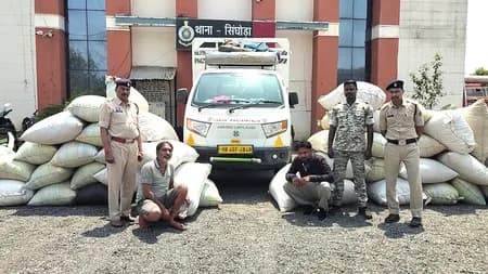 छत्तीसगढ़ के महासमुंद में 1432 किलो मादक पदार्थ जब्त, 2 तस्कर गिरफ्तार