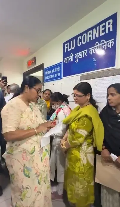 रेखा गुप्ता ने अरुणा आसफ अली अस्पताल का किया औचक निरीक्षण, मरीजों का लिया जायजा