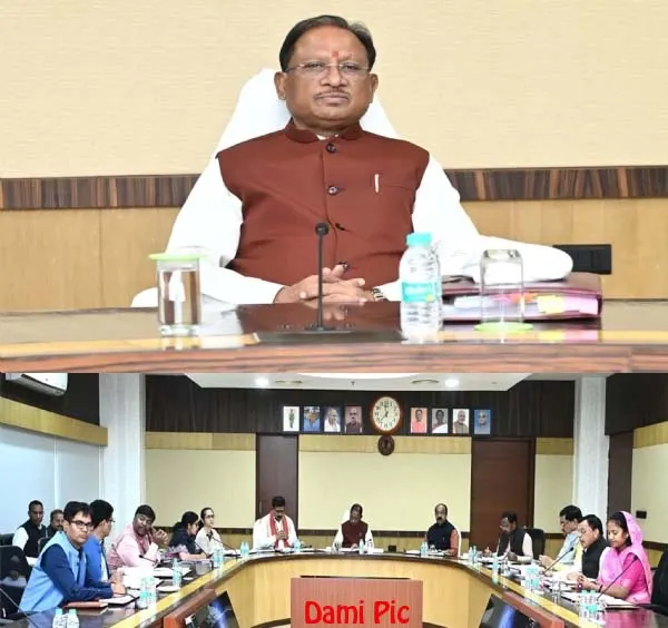 मुख्यमंत्री साय आज लेंगे मंत्रिपरिषद की बैठक