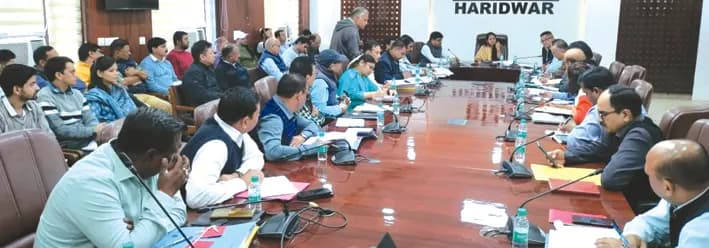 निकाय चुनाव की तैयारियों के लिए सीडीओ ने ली बैठक