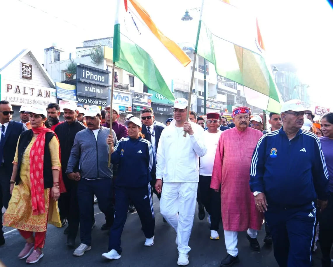 यूनिटी मार्च वॉकथॉन के शुभारंभ पर बोले मुख्यमंत्री - एक भारत श्रेष्ठ भारत की परिकल्पना को साकार करने में आगे आएं युवा