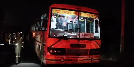 एटा सड़क हादसा: कैंटर-रोडवेज बस की भिड़ंत में 4 यात्रियों की मौत