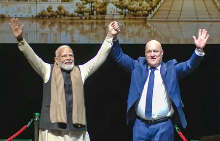 भारतीय समुदाय से बोले मोदी- रिश्तों की नई 'वाका' यात्रा शुरू