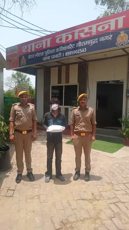 पुलिस की बड़ी कार्रवाई, गांजा तस्करी के आरोप में हिस्ट्रीशीटर युवक गिरफ्तार