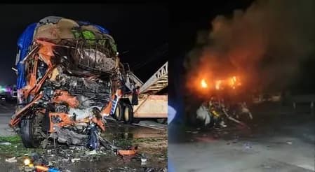 महाराष्ट्र: वर्धा में दर्दनाक सड़क हादसा, छह लोगों की मौत