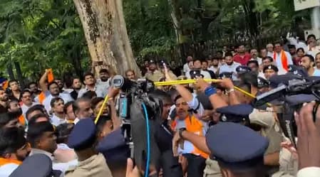 कर्नाटक में भाजपा का हल्लाबोल, विधान सौधा घेराव; कई हिरासत में