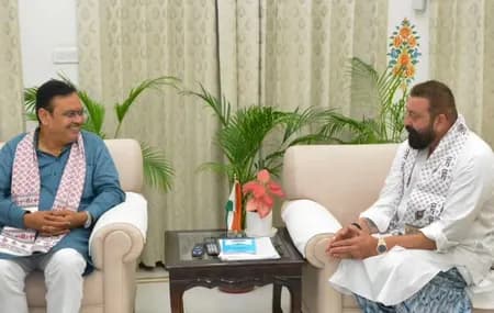 राजस्थान के सीएम भजनलाल शर्मा से मिले संजय दत्त, बोले- आपके सपनों की दिशा में करेंगे काम