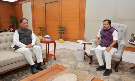 छत्तीसगढ़ सीएम की भाजपा अध्यक्ष नितिन नवीन से मुलाकात, कई मुद्दों पर चर्चा