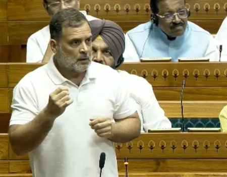संसद में राहुल के संबोधन पर सियासी संग्राम, छात्रों के समर्थन में उतरे नेता विपक्ष