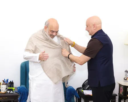 केंद्रीय गृह मंत्री अमित शाह से मिले अनुपम खेर, बोले- 'ऐसे व्यक्तित्व से हर मुलाकात कुछ नया सीखने का मौका देती है'