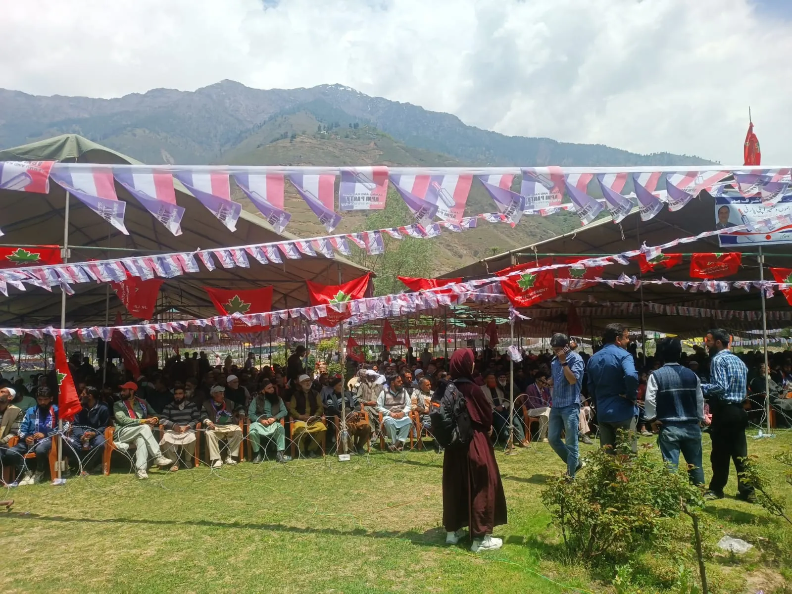 कश्मीर घाटी में चुनावी पारा हाई, तीनों सीटों पर मुकाबला त्रिकोणीय