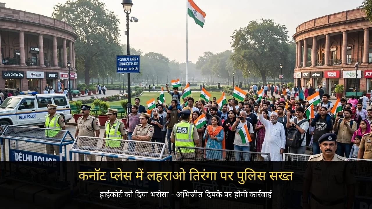 CJP नेता दिपके पर होगी कार्रवाई, 'लहराओ तिरंगा' पर दिल्ली पुलिस का बड़ा एक्शन...