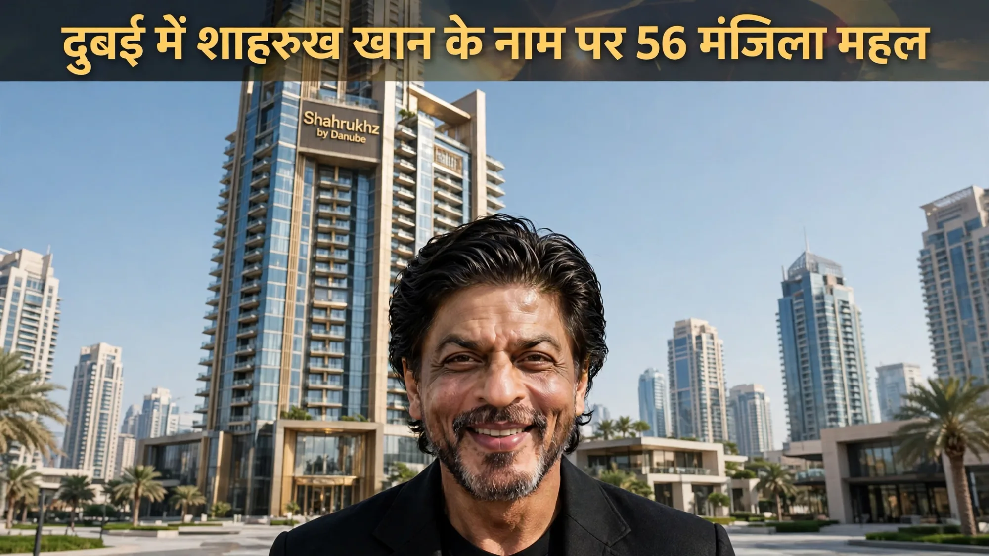 SRK के नाम पर दुबई में 56 मंजिला इमारत, टॉप फ्लोर पर गौरी ने बनाया शीशमहल, जानें खासियत