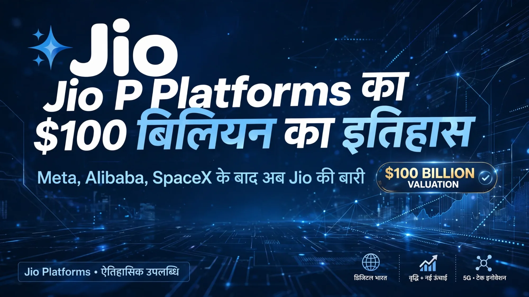 100 मिनट में 30 हजार करोड़ हिट! Jio ने बनाया इतिहास, इस एलीट क्लब में पहुंचा