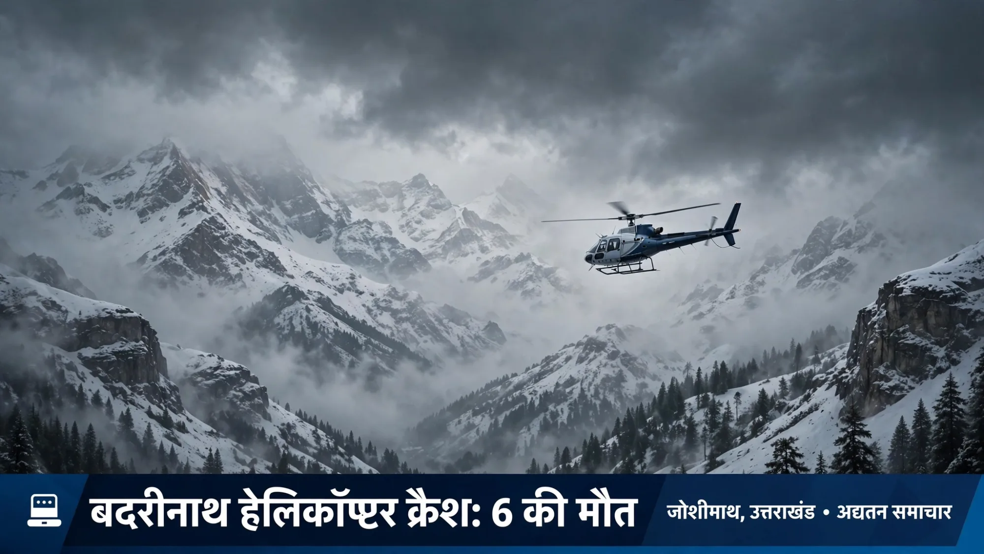मौसम बना काल: बदरीनाथ धाम से दर्शन कर लौट रहे थे, जोशीमठ में हेलिकॉप्टर क्रैश, पायलट समेत 6 की मौत