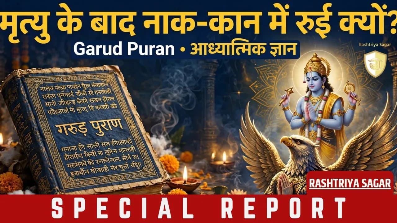 मृत शरीर के नाक-कान में क्यों लगाते हैं रुई? गरुड़ पुराण में छिपा है चौंकाने वाला रहस्य