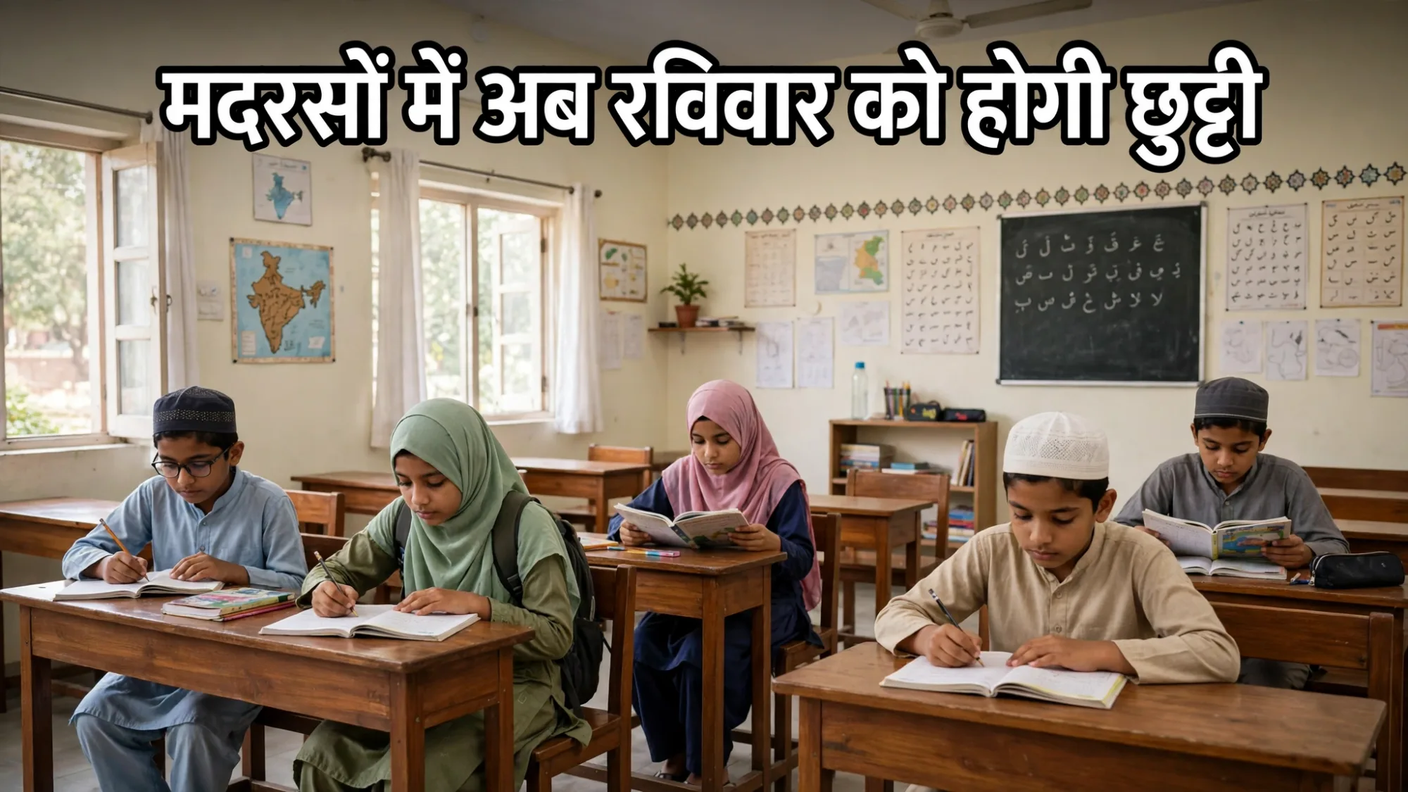 मदरसों में अब शुक्रवार नहीं, रविवार को होगी छुट्टी - धामी सरकार के फैसले से सियासत गरम