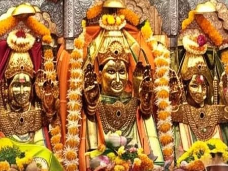 दीपावली स्पेशल: भाग्य की देवी के रूप में विराजमान हैं महालक्ष्मी, त्रिदेवी के साथ देती हैं दर्शन