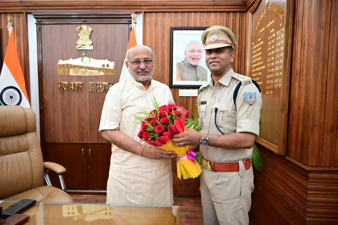 राज्यपाल से मिले एसएसपी