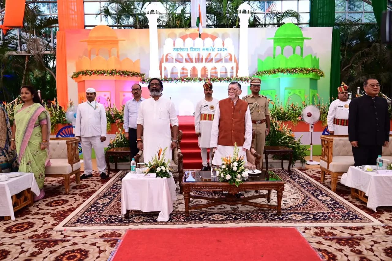 राजभवन में स्वागत समारोह का हुआ आयोजन