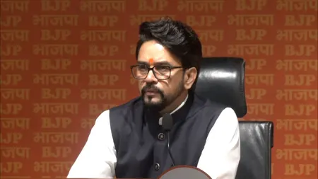 बिहार चुनाव में अपनी हार देख कांग्रेस झूठे आरोप लगा रही : अनुराग ठाकुर