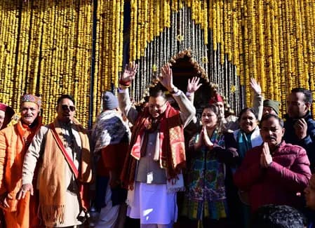 बाबा केदारनाथ धाम के कपाट खुलने पर पहुंचे सीएम धामी, प्रदेश की सुख-समृद्धि की कामना की